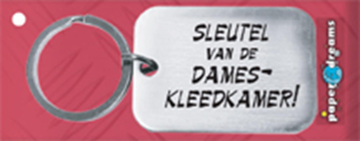 Paperdreams nøglering til kvinders omklædningsrum