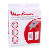 Moulinex 2681048050 mt000501 dust bag compacto acc