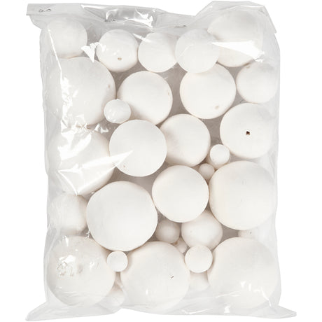 Creativ virksomhed https: www.cchobby.nl balls-d-12-15-20-30-40-50-mm-white-42-piece-1-box