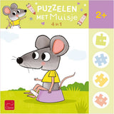 Puslespil med mus. 2+