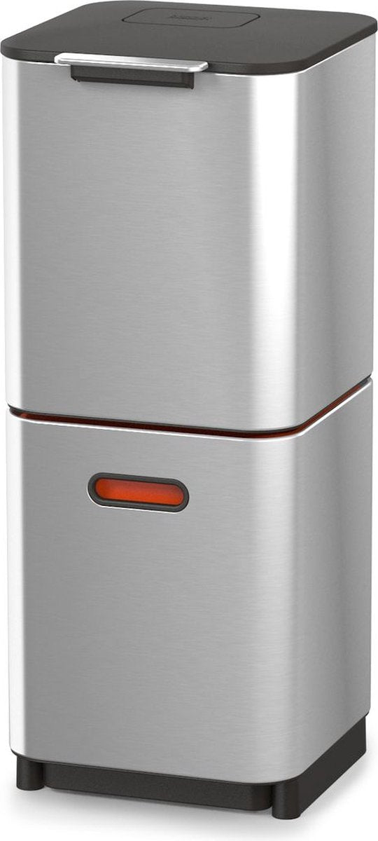 Joseph joseph intelligent affaldsspand totem 2.0 kompakt genbruger - 40 l - sølv