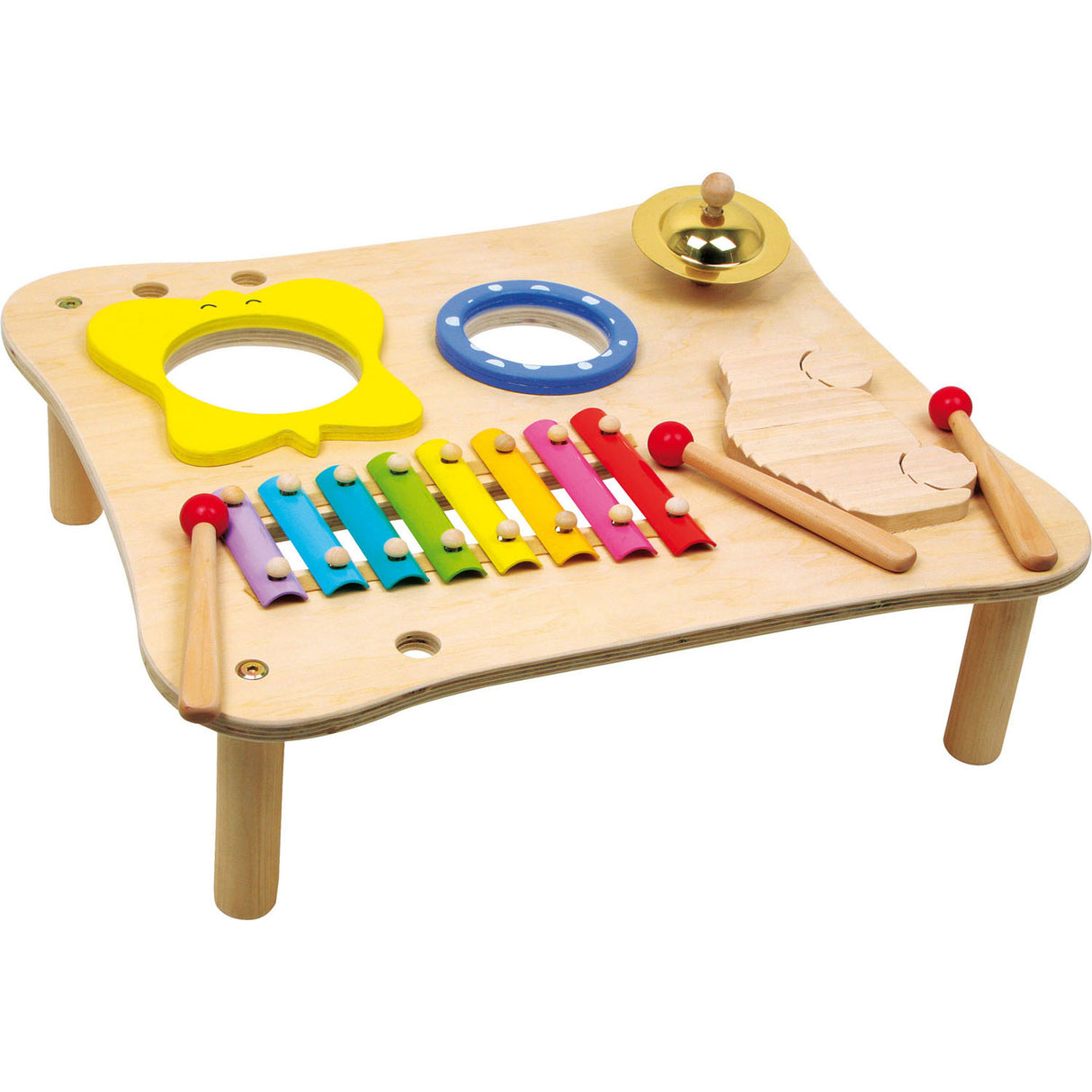Lille fod - musikbord i træ
