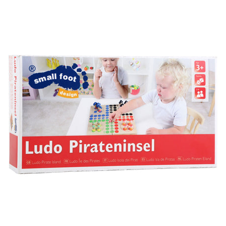 Lille fod - ludo piratø af træ