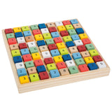 Lille fod - træ Sudoku Game Color, 82dlg.