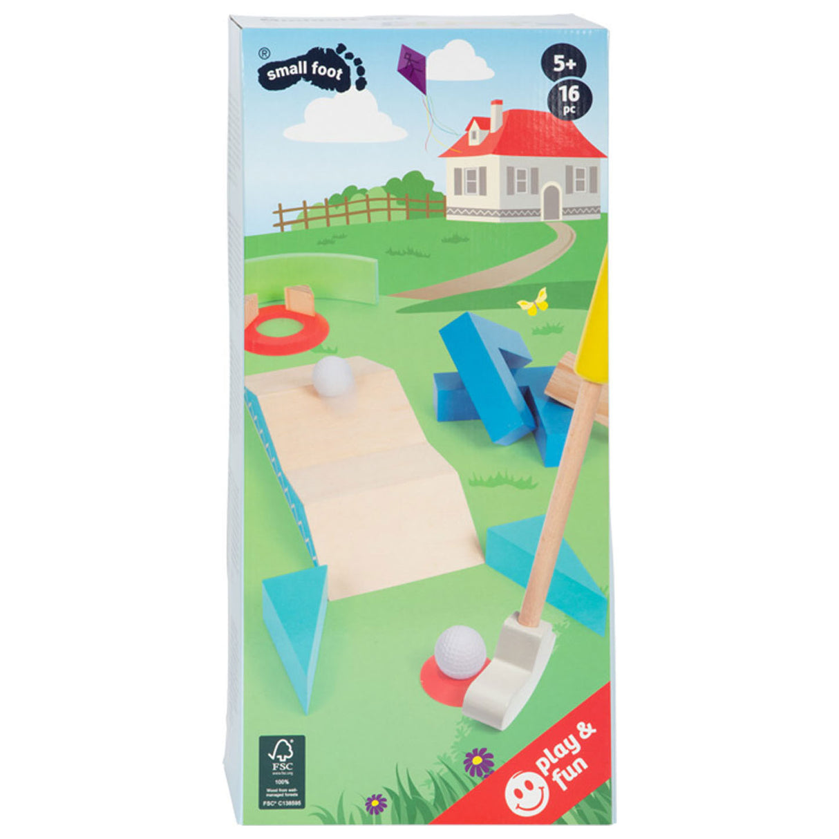 Lille fod - minigolf sæt aktivt