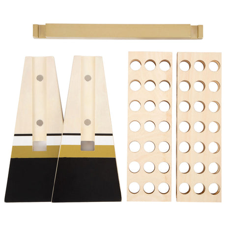 Lille fod - fire på 1 Line Wood Golden Edition -spil
