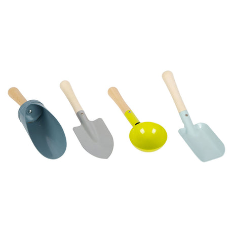 Lille fod - metal scoops, 4dlg.
