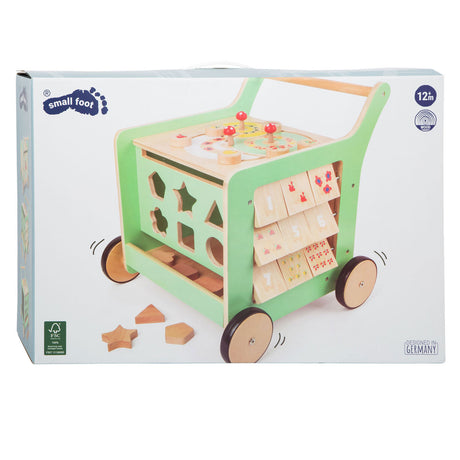Lille fod - aktivitetscenter for babywalker i træ