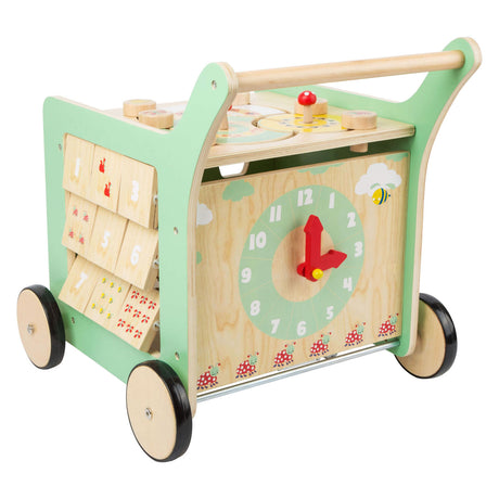 Lille fod - aktivitetscenter for babywalker i træ