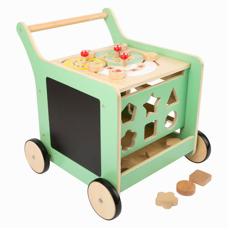 Lille fod - aktivitetscenter for babywalker i træ