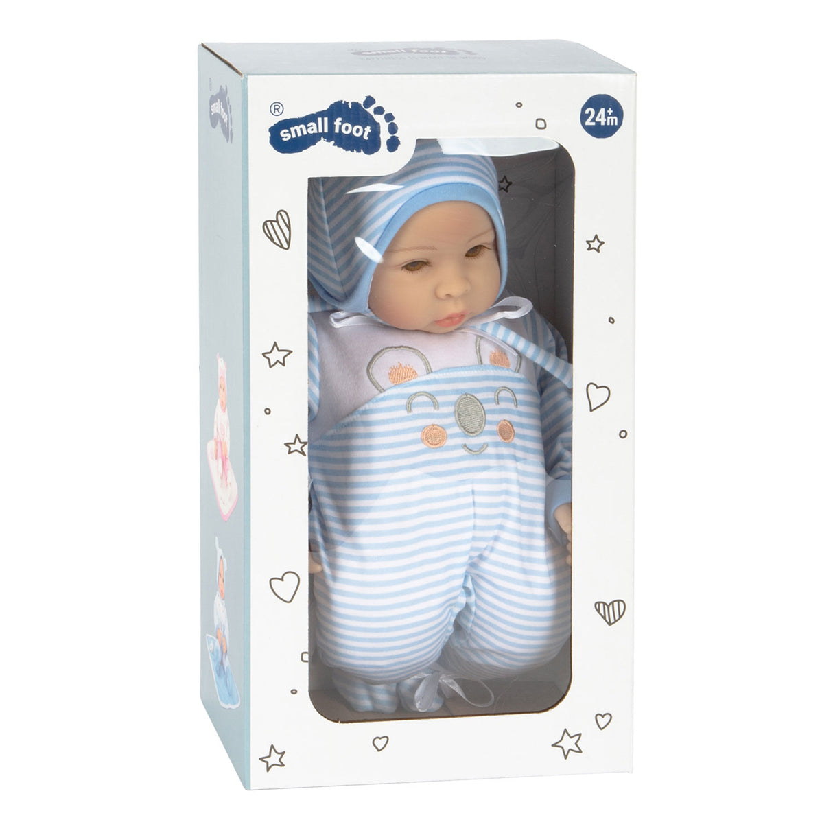 Lille fod - babydukke Lucas