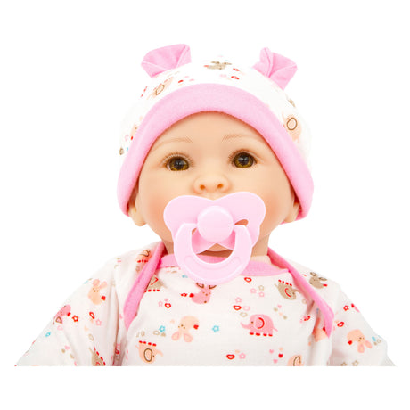 Lille fod - babydukke hannah