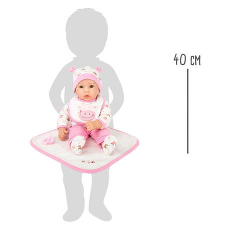 Lille fod - babydukke hannah