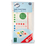 Lille fod træ ludo rejsespil
