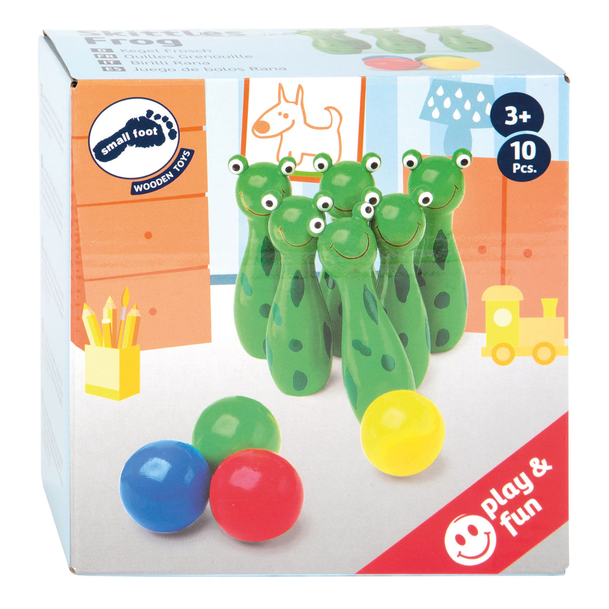 Lille fod - træfrøer Wrap Game, 10dlg.