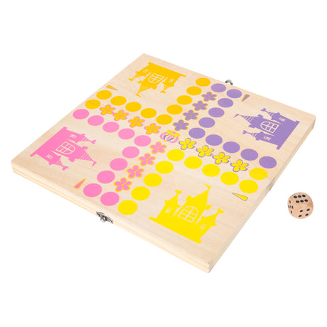 Lille fod - ludo spil prinsesse af træ