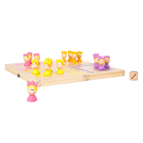 Lille fod - ludo spil prinsesse af træ