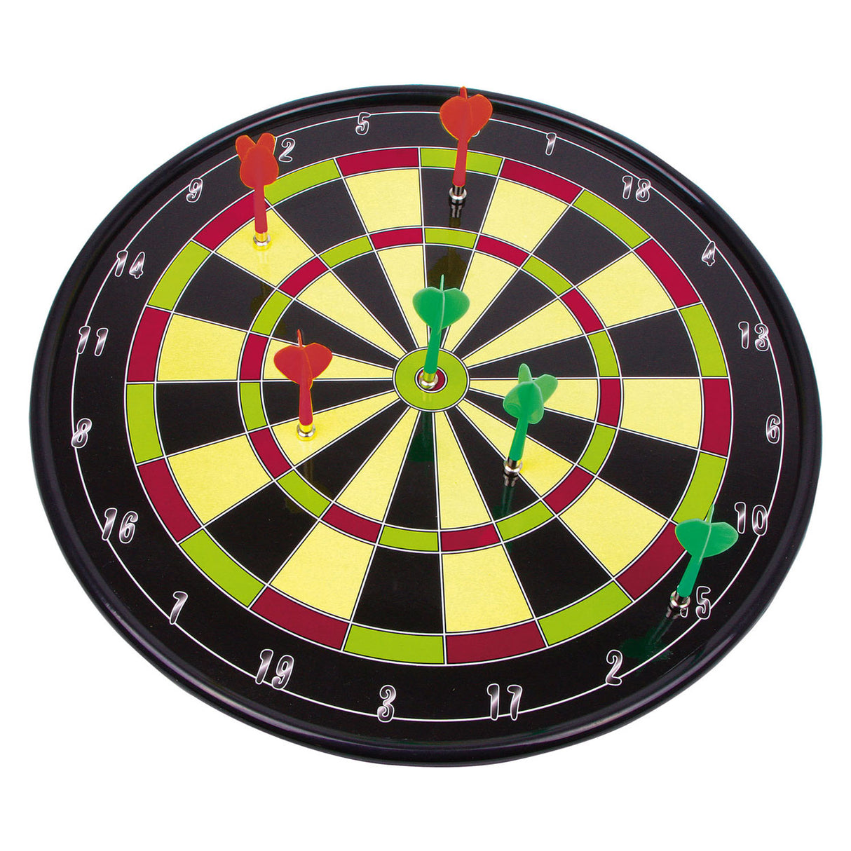 Lille fodmagnetisk dartboard med pile, 7dlg.