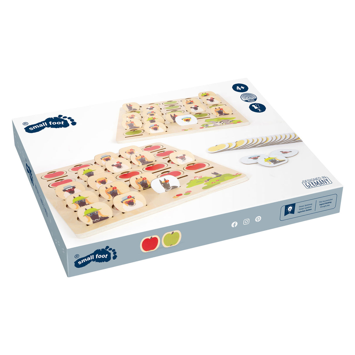 Lille fod - træbrætspil gæt hvem