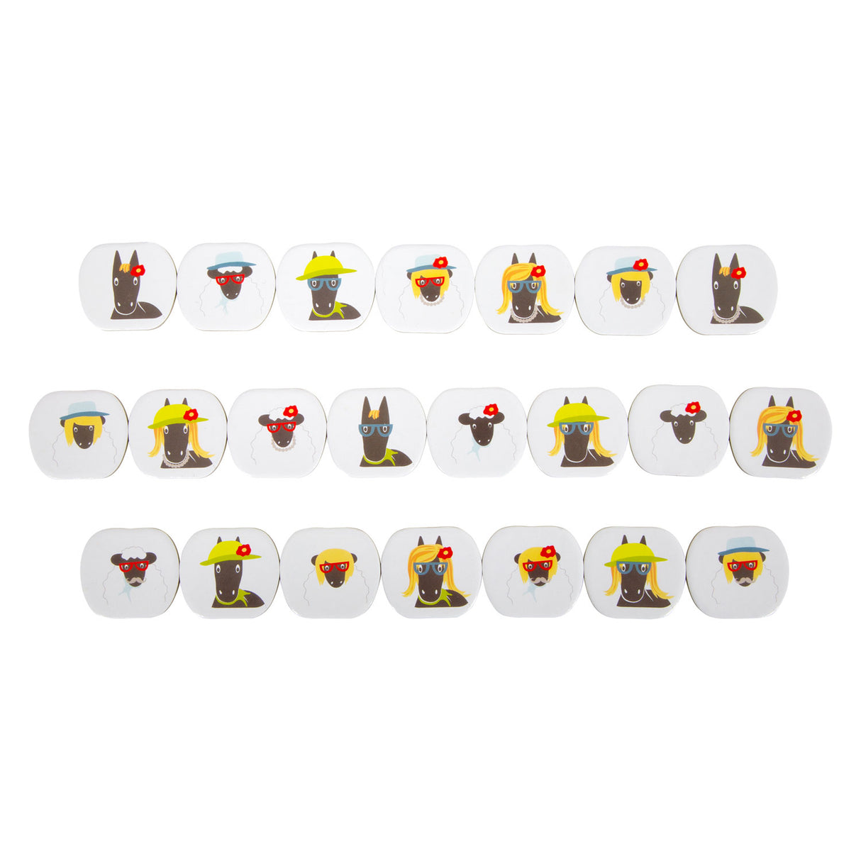 Lille fod - træbrætspil gæt hvem