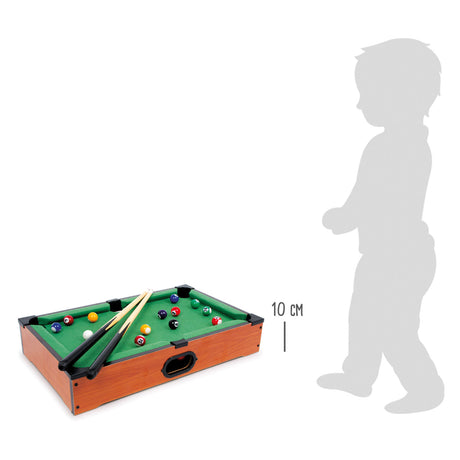 Lille fod - lille mini bordbillard i træ