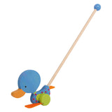 Lille fod træ push figur and mato med pind
