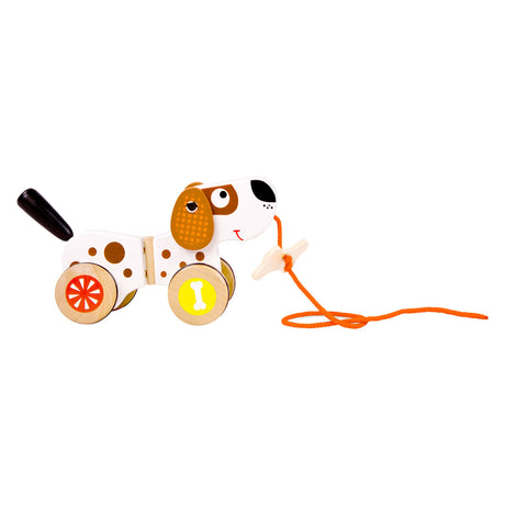 Lille fod - hundefigur i træ