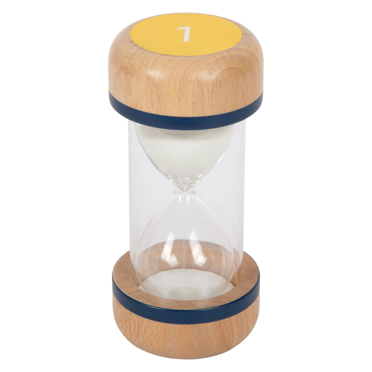 Lille fod - timeglas i træ xl sæt, 4 stk.