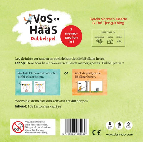Lannoo ræv og hare - dobler 4+