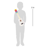 Lille fod - træguitar med prikker, 53cm
