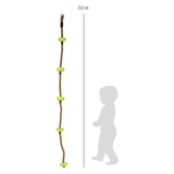 Lille fod - klatring reb grøn, 200 cm