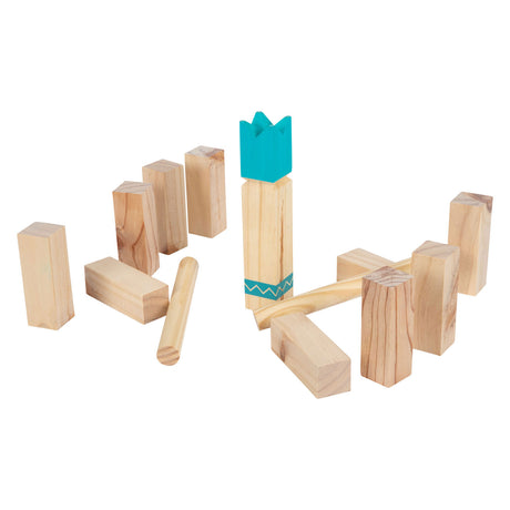 Lille fod - Wood Kub Compact Throwing Game, 21dlg.
