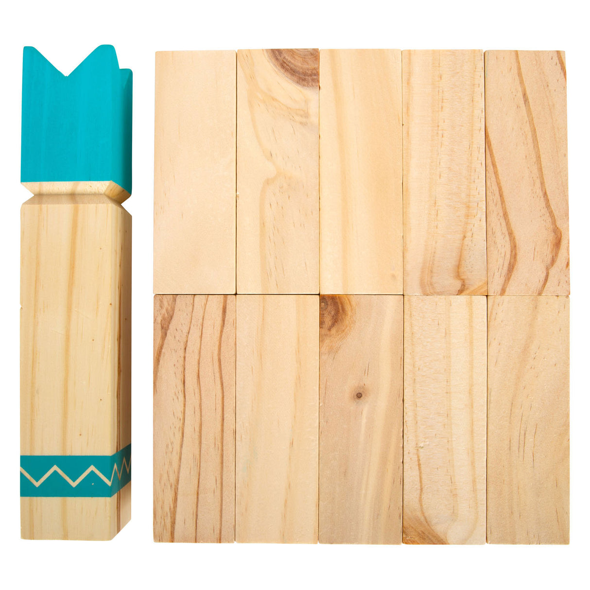 Lille fod - Wood Kub Compact Throwing Game, 21dlg.