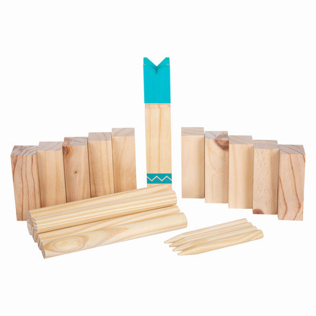 Lille fod - Wood Kub Compact Throwing Game, 21dlg.