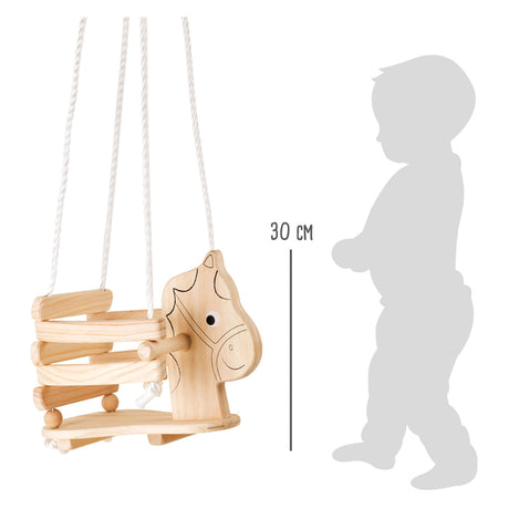 Lille fod - træhestving, 145 cm