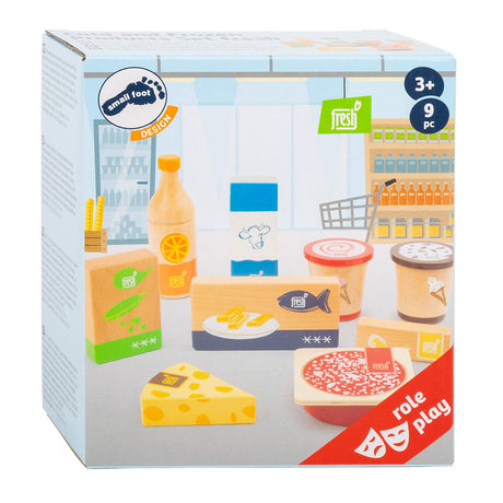 Lille fod - legemad i træ kolde og frosne produkter, 9 stk.