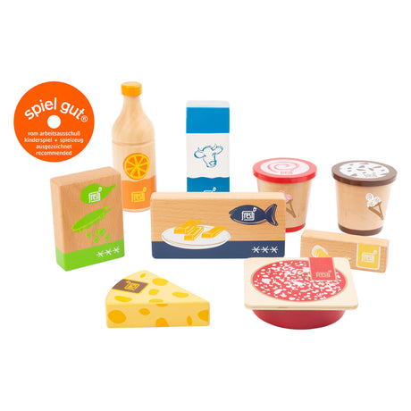 Lille fod - legemad i træ kolde og frosne produkter, 9 stk.