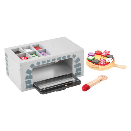 Lille fod - Wood Playets Pizza -eOnden Set, 25dlg.