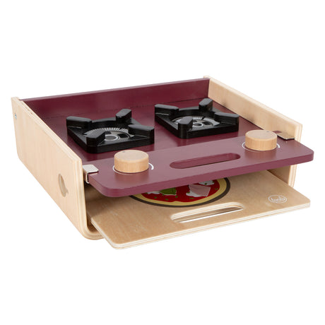 Lille fod - træ camping lege køkken velsmagende, 9 stk.
