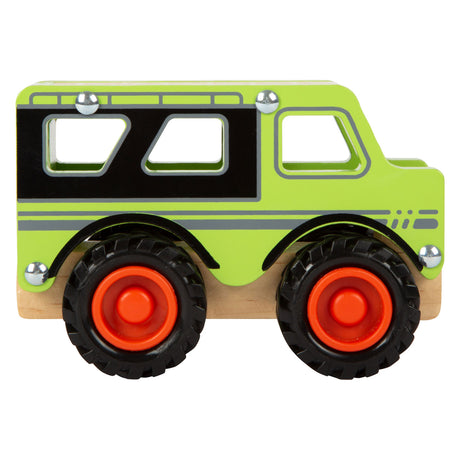 Lille fod - off-road jeep i træ i træ