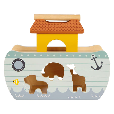 Lille fod - træform sorterer Noah's Ark safari, 15 stk.