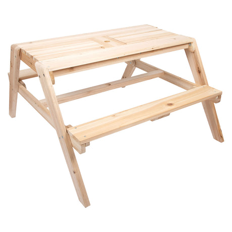 Lille fod - picnic- og mudderbord i træ