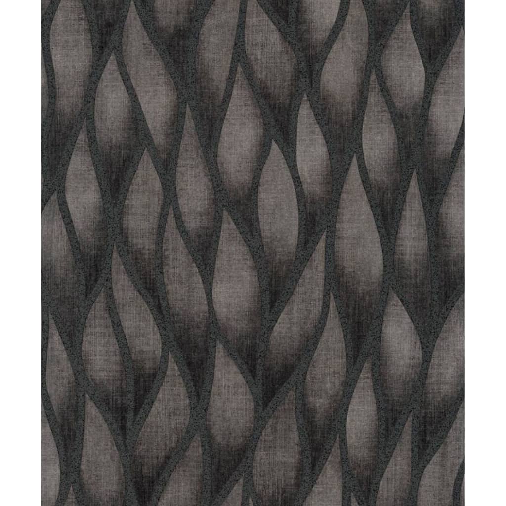 North Wall tapet Topchic Flames and Drops Metallic Gray