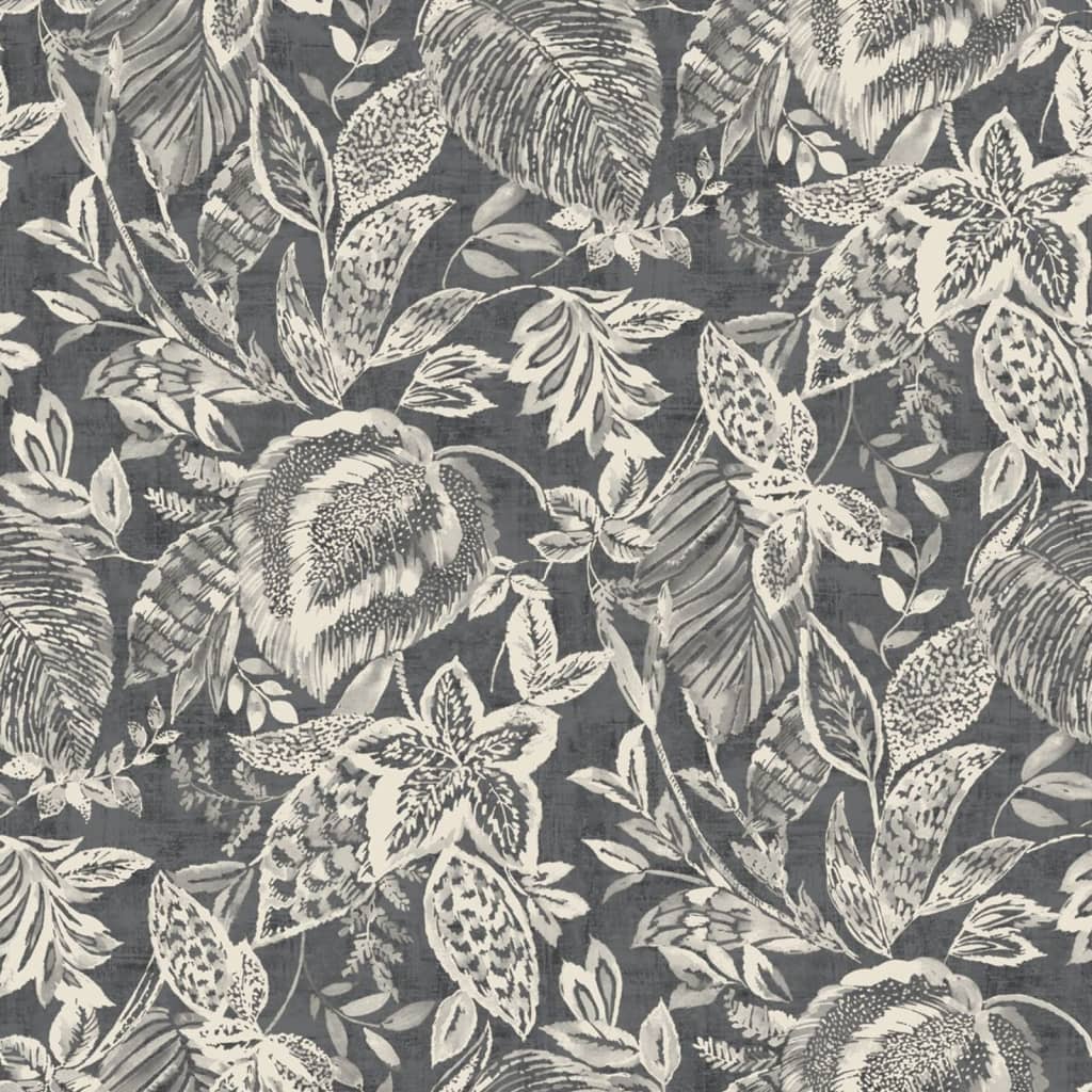 Hollandske Wallcoverings tapet Mae Black og Beige