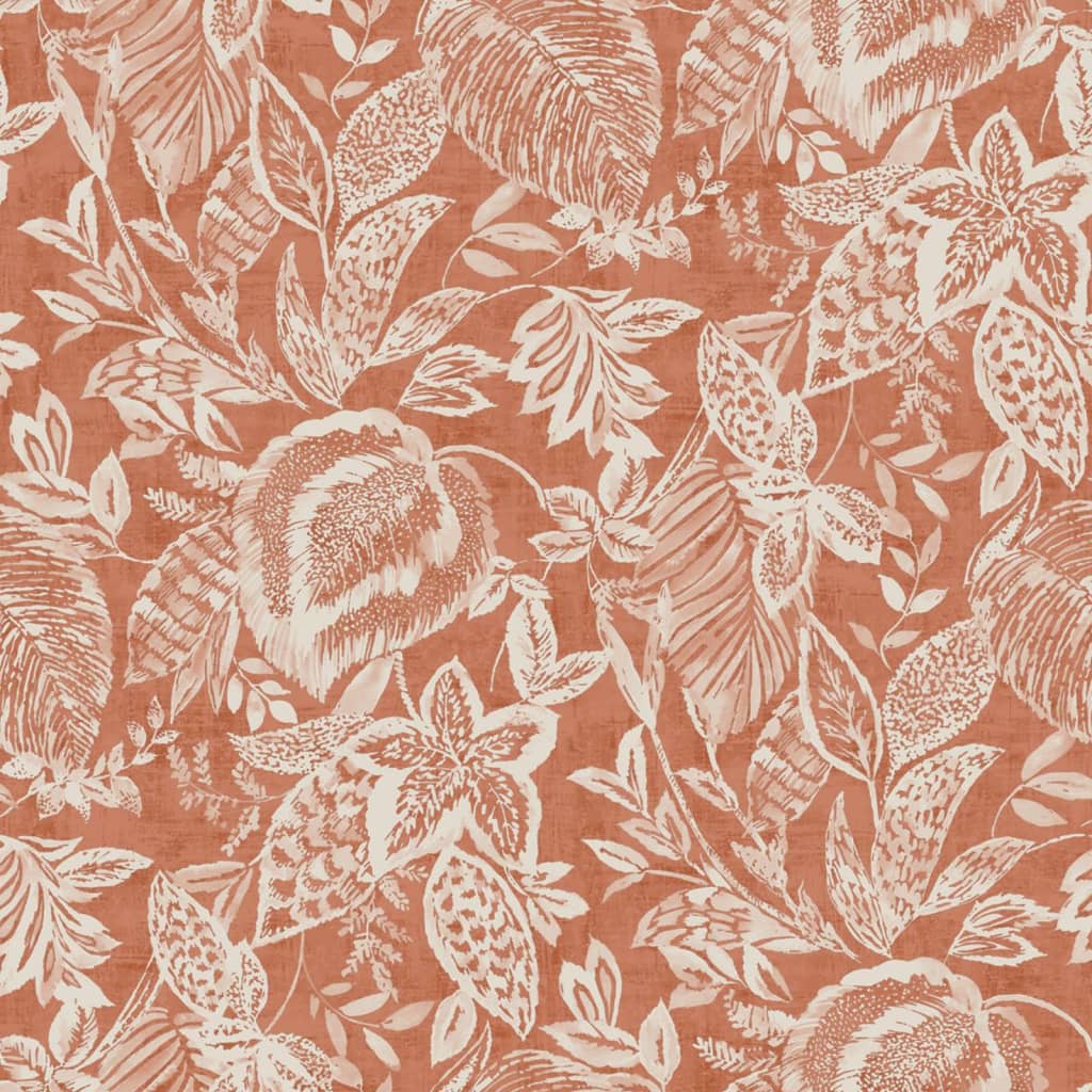 Hollandske Wallcoverings tapet Mae Oranje og Beige
