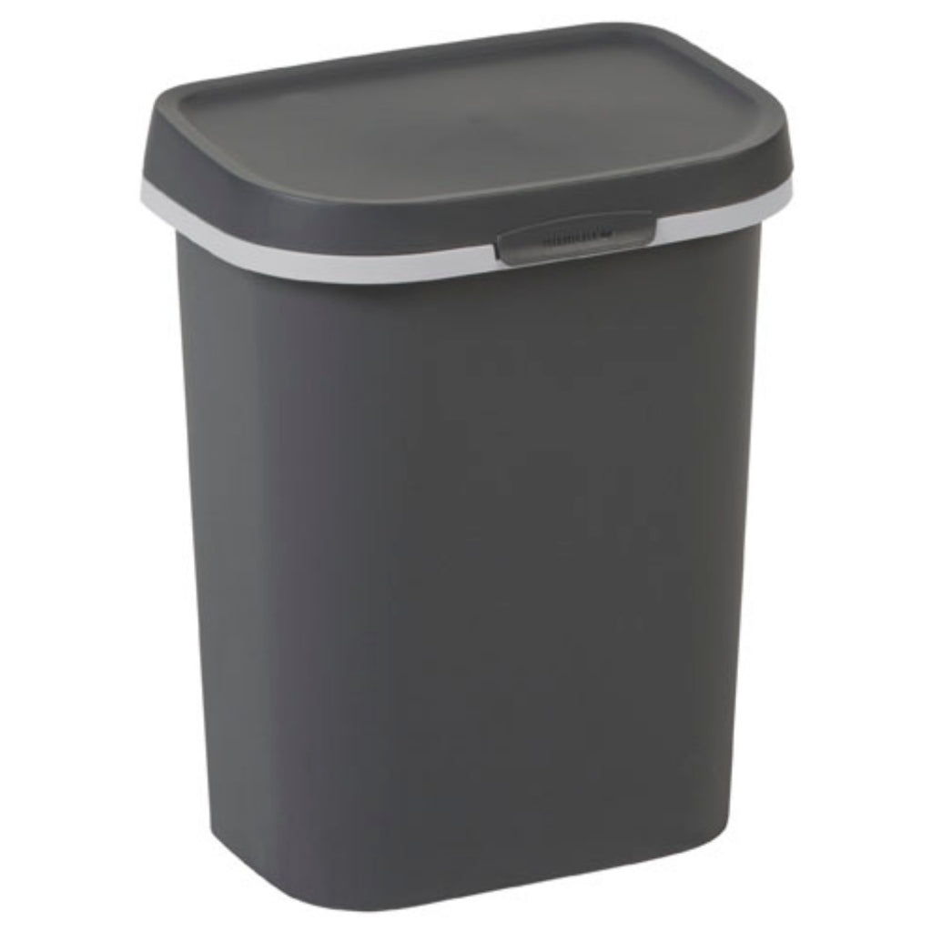 Curver affaldsbeholder mistral flat 10 liter antracit 25x17x30 cm (bxdxh)