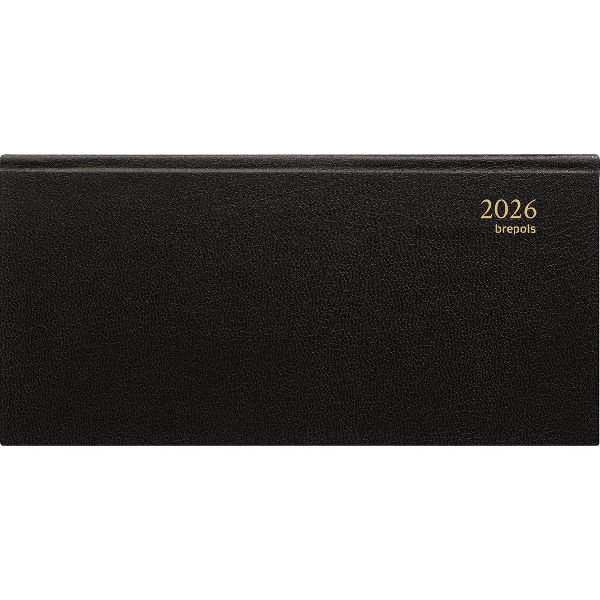 Brepols agenda breprint lima sort landskab 2026 7 dage pr. 2 sider sort