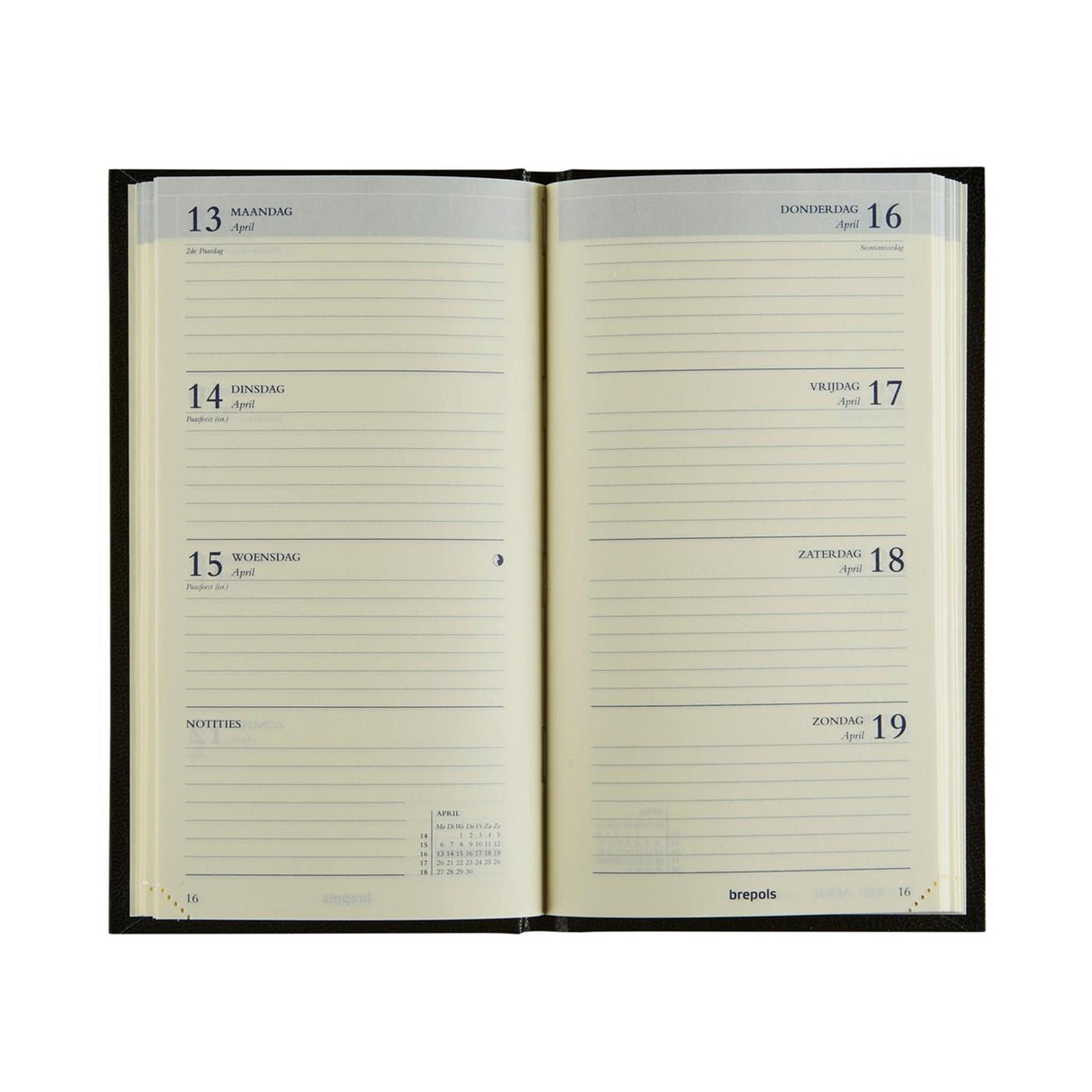 Brepols lommedagbog interplan uge nl 2026 lima ass 9x16cm