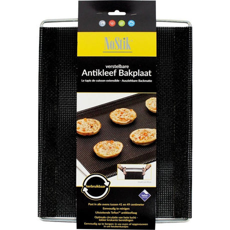 Nostik crisper mat 31x41-49 cm sort