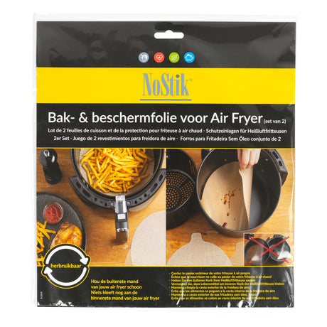 Nostik ns beholder og beskyttelsesfilm airfry